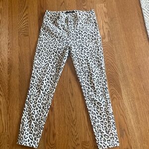 Joe’s leopard print jeans